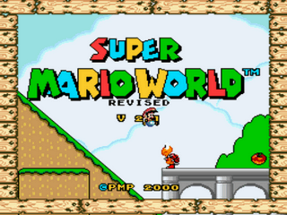 Super Mario World Revised Title Screen